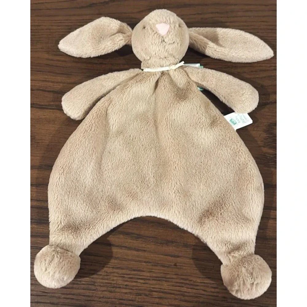 NWT Baby Jellycat Bashful Beige Bunny Comforter  Lovey Super Soft Cuddle Blanket